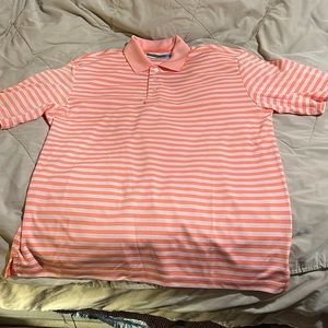 Roundtree and York performance polo men's large EUC
